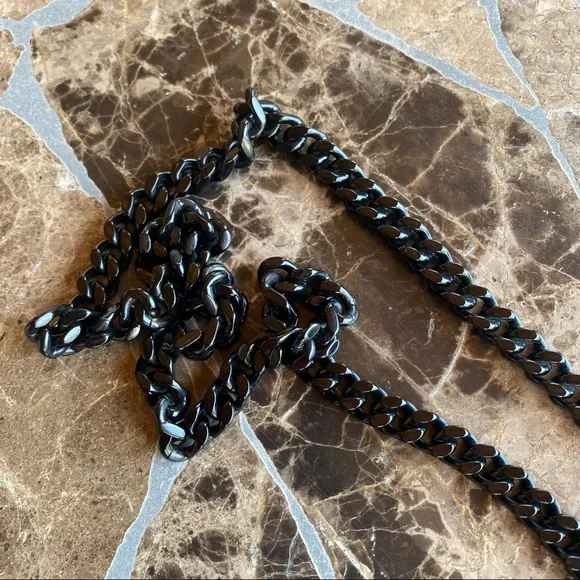 SOLD Saint Laurent Monogram Quilted Leather Wallet on a Chain - Picture 11 of 15